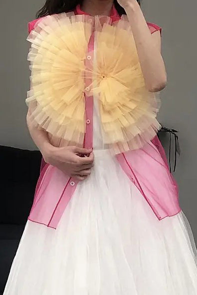 VIKTOR&ROLF RUFFLED COCKTAIL SHIRT (TIW045A-03-120)